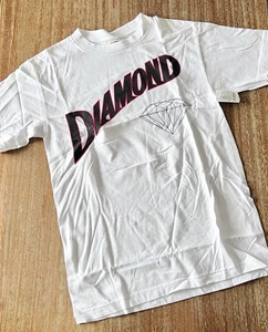 NUEVA Camiseta Diamond Supply Co Camiseta Camisa L Grande Blanca Negra Roja Stock Muerto DS - Imagen 1 de 3