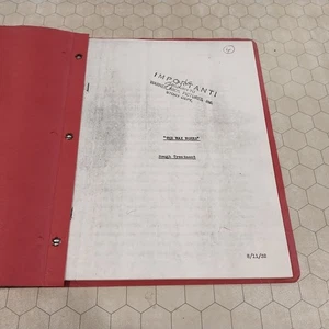 Mystery of the Wax Museum Movie Script/Rough Treatment, 1932-1933, horror, copy - Picture 1 of 6