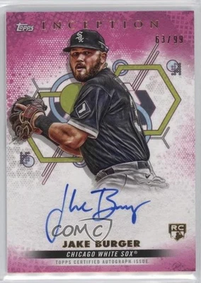 2022 Inception Rookie and Emerging Stars Magenta 63/99 Jake Burger Auto RC - Image 1 of 3