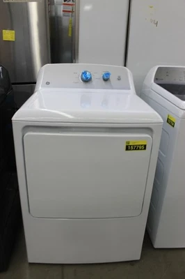 Secadora eléctrica de carga frontal GE GTD38EASWWS 27" blanca 7,2 pies cúbicos nueva en caja #157795 Foto 1 de 4