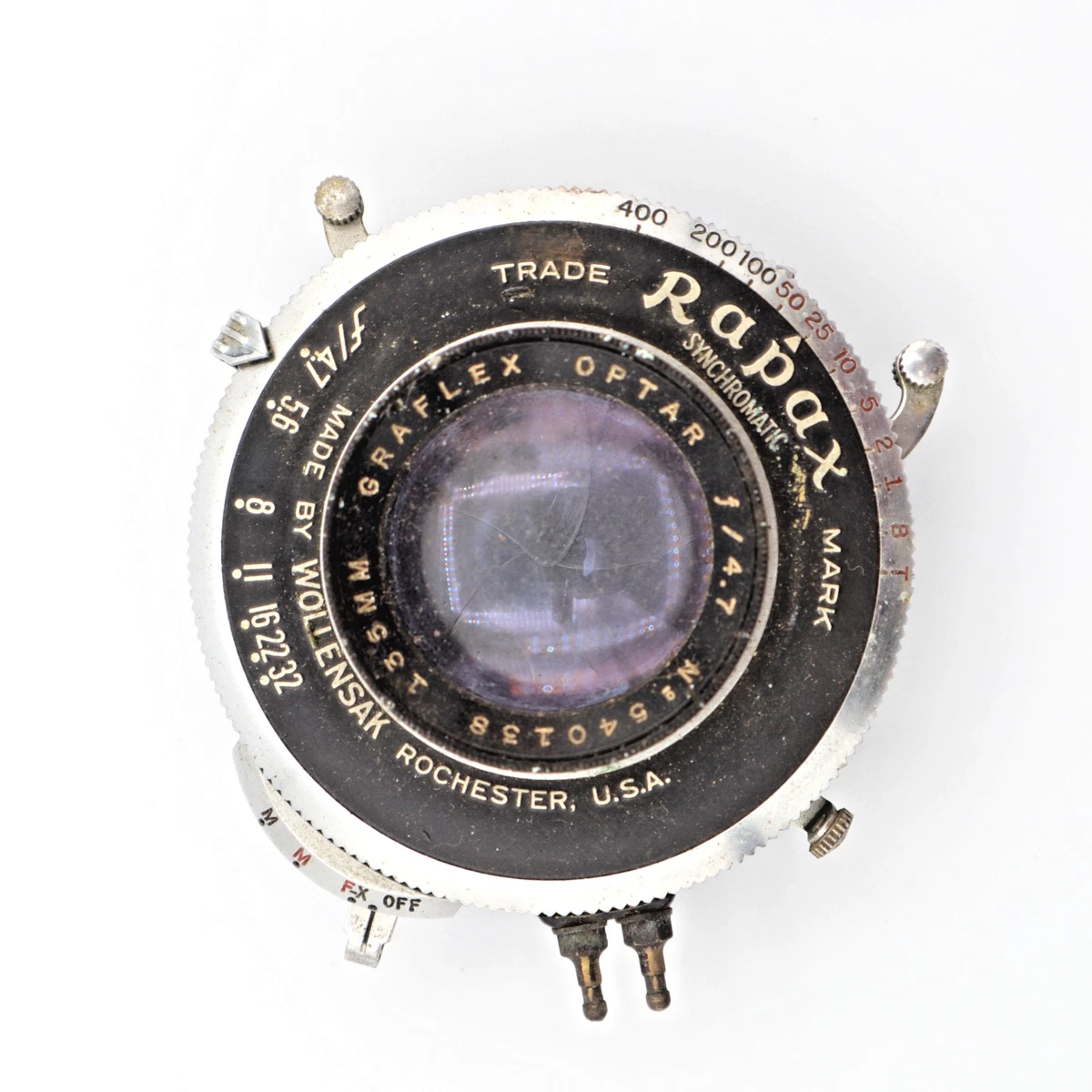 「超希少品」Rapax Synchromatic 135mm f4.7 USA Graflex 135mm Focal Camera Lenses for sale | eBay