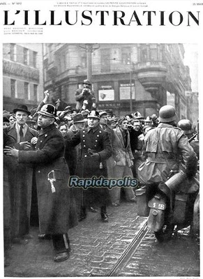 French Magazine L’ILLUSTRATION 25 March 1939 ~ Nazi Invasion of Czechoslovakia - Image 1 of 4