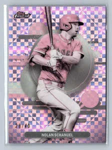 2025 Finest #126 Scacchiera Nolan Schanuel Pearl #/40 - Foto 1 di 2