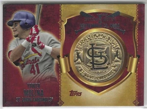 2015 Topps First Home Run Medallions #FHRMYM Yadier Molina Series 2 Cardinals - Picture 1 of 2
