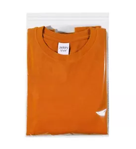 100 Pcs 10"x14" Clear Self-Sealing Cellophane Bags for Packaging T-Shirt Clothes - Picture 1 of 7