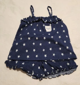 NWT Old Navy Star Print Tank Top Shorts Outfit 4T Toddler Girl - Picture 1 of 1