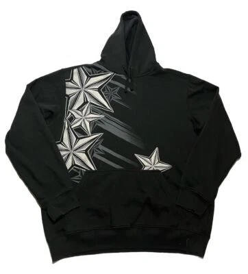 Chaqueta con Capucha Marca Híbrida Y2k De Colección Estrella Cyber Goth Para Hombre Grande AP6 Foto 1 de 4