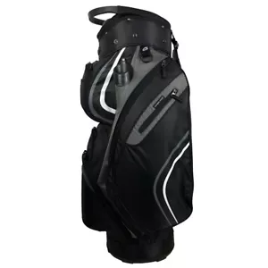 ONYX Spyder Golf Cart Bag 14 Full Length Dividers Cooler Pocket Black Grey White - Picture 1 of 11