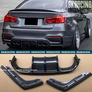 Nuevo difusor de parachoques trasero de fibra de carbono seco para BMW M3 M4 F80 F82 F83 2015-20 - Imagen 1 de 10