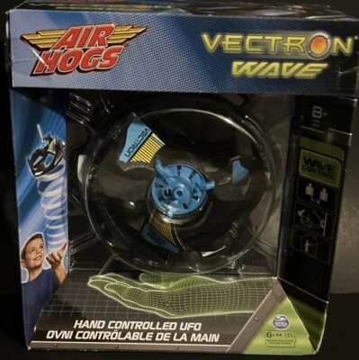 Air Hogs Vectron Wave Hand Control UFO Black, Blue and Yellow Brand New in Box - Image 1 of 3