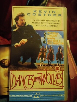 Dances With Wolves VHS PAL Movie Video Film Kevin Costner Guild Home Video 1992 - Image 1 of 4
