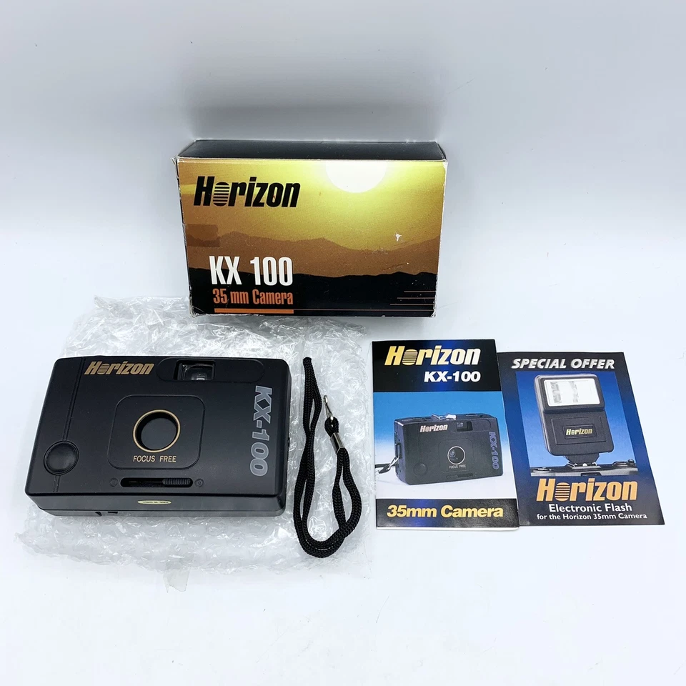 Cámara fotográfica vintage Horizon 35 mm para apuntar y disparar KX100 NUEVA caja abierta Foto 1 de 4