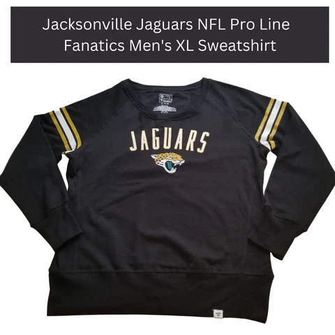 Fanatics NFL Proline Jacksonville Jaguars Sweatshirt Mens XL Cover
