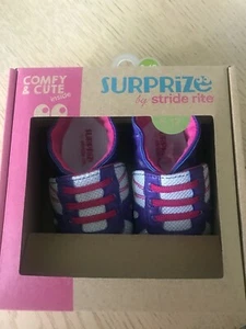 Surprise by Stride rite shoes baby size 6-12 months purple New! - Picture 1 of 5