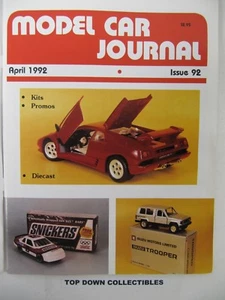 Revista de diario de coches modelo abril 1992 Legends of Racing - Imagen 1 de 2