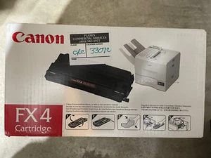 Genuine Canon FX4 Cartridge Monochrome Laser Brand New Sealed Box Original - Picture 1 of 2