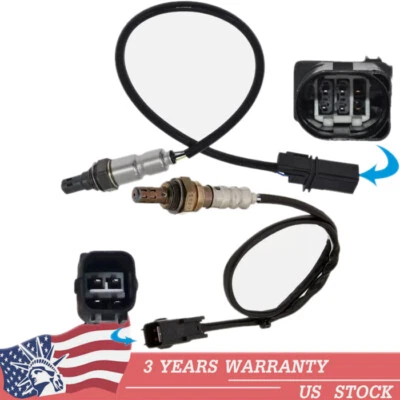 Juego de 2 sensores de oxígeno O2 aguas arriba + abajo para Hyundai Genesis 2013 2014 cupé 2,0 L Foto 1 de 4