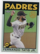 2021 Topps Chrome Fernando Tatis Jr 1986 35th Year Anniversary !!!