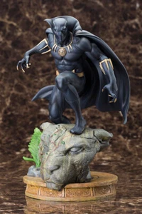 Kotobukiya 1/6 Fine Art Statue BLACK PANTHER Marvel w/Original Art Box - Picture 1 of 10