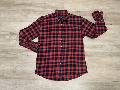 Chesterfield Tartan Men’s Sz M Buffalo Plaid Flannel Button Up Shirt Red - Image 1 of 4