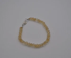 Citrin Armband mit facettierte  Steine - Bild 1 von 1