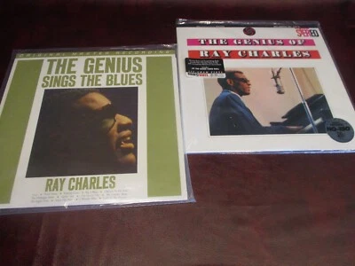 RAY CHARLES GENIUS OF + SINGS THE BLUES AUDIOPHILE MFSL NUMBERED 1314 180G SET - Image 1 of 2