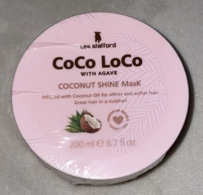 Lee Stafford COCO LOCO COCO BRILLO MÁSCARA 200 ml con esencia de agave NUEVO Foto 1 de 4