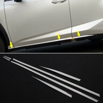 Cubierta moldura puerta lateral carrocería acero inoxidable para Lexus NX200t 300 300h 304 Foto 1 de 4
