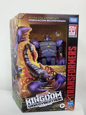 TRANSFORMERS WAR FOR CYBERTRON KINGDOM WFC-K23 DELUXE PREDACON SCORPONOK FIGURE - Image 1 of 4