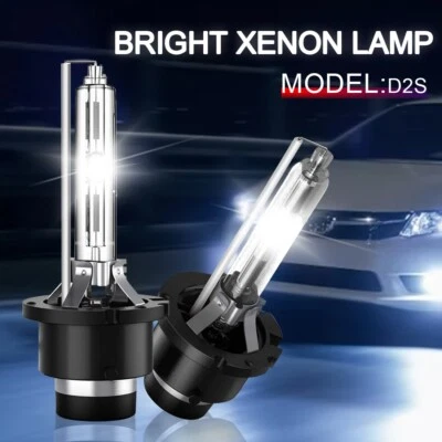 2PCS D2S 35W 6000K Xenon Replacement Low/High Beam Headlight Lamp Bulb White - Image 1 of 4