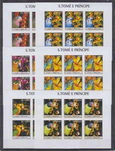 ST272I6. S.Tome and Principe - MNH - Birds - Sheets of 6 imperf - Picture 1 of 1