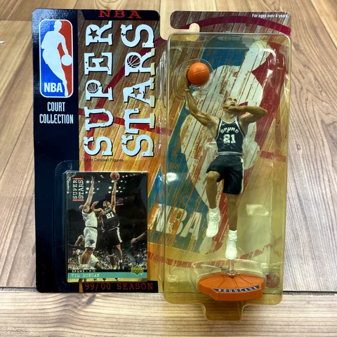 UNOPENED NBA Super Stars Tim Duncan San Antonio Spurs Action Figure Cover