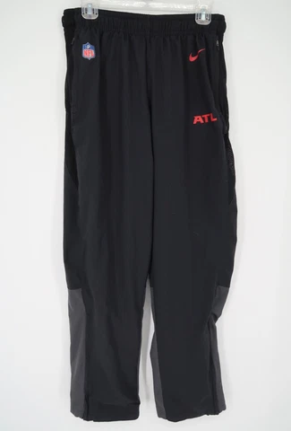Atlanta Falcons Nike NFL On Field Player Worn Black Athletic Pants Men's Large Cover