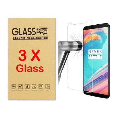 For OnePlus 5T Tempered Glass Screen Protector - CRYSTAL CLEAR - Image 1 of 4
