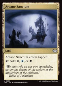 MTG Arcane Sanctum ** Duskmourn: House of Horror Commander ** English (NM) - Picture 1 of 2