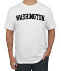 T-Shirt State of Washington College Style schwarz Mode Männer