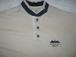 Polo Marbella Golf & Country Club Para Hombre Grande Cutter & Buck Chicos Informal - Imagen 1 de 4