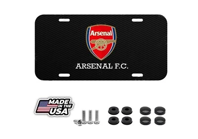 Arsenal F.C. Futbol Soccer Foot Ball League License Plate Front Auto Tag - Image 1 of 4