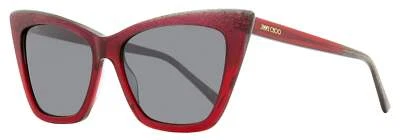 Gafas de sol Jimmy Choo ojo de gato Lucine DXLT4 rojo brillo 55 mm Foto 1 de 2