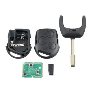 Chip portachiavi telecomando 433Mhz per Ford Focus Fiesta Fusion Transit Connect 3 pulsanti - Foto 1 di 11