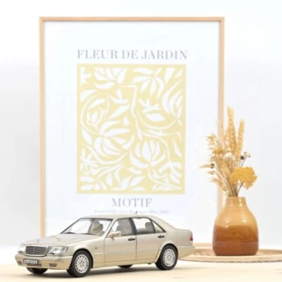 Norev 183723 Mercedes-Benz S600 W140 1997 Rauch Silber 1:18 Modellauto - Bild 1 von 4
