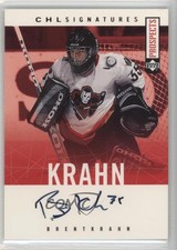 2000-01 Upper Deck Prospects CHL Auto Brent Krahn #A-BK Auto