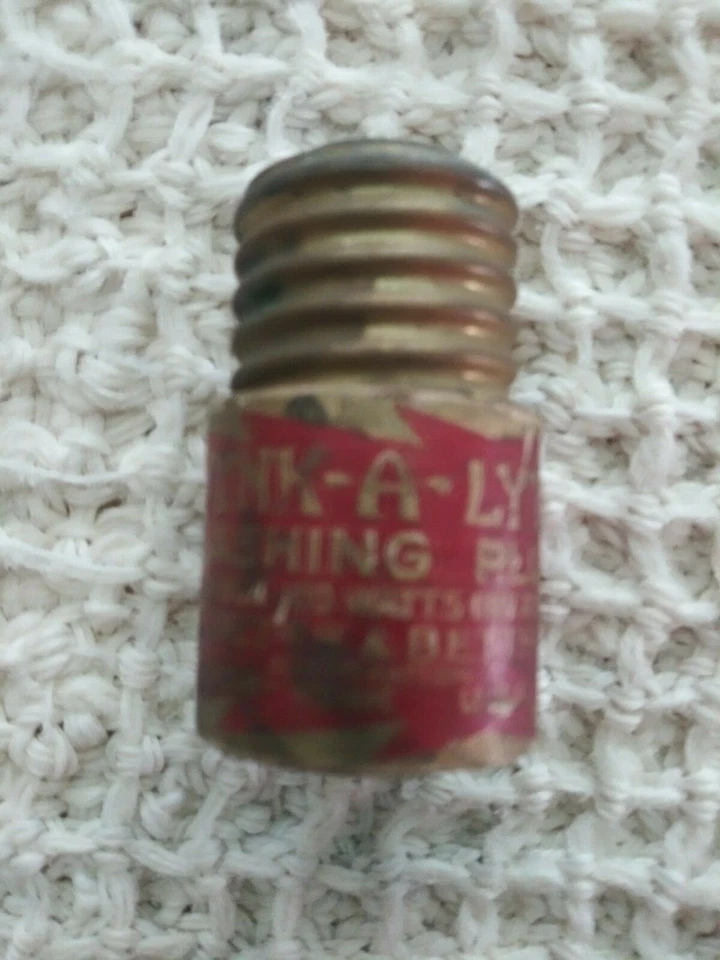 Vintage WYNK-A-LYTE FLASHING PLUG Bulb Flasher Foto 1 de 1
