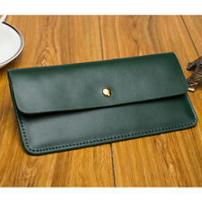Genuine Leather Long Wallet Purse Handbag Credit Card Phone Holder Ultrathin
