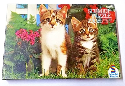 SCHMIDT PUZZLE 2 x 26 PEZZI GATTINI 29x19 cm SIGILLATO VINTAGE MADE IN GERMANY - Immagine 1 di 4