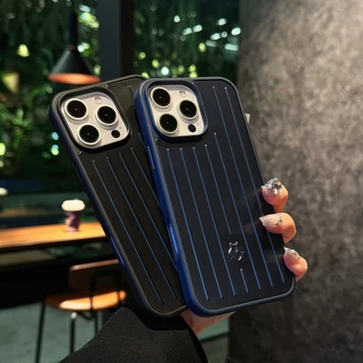 Funda RIMOWA para iPhone 16 Pro Max 16 Pro 16 Aluminio Cubierta Teléfono Multicolor Foto 1 de 4