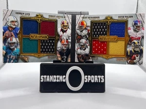 2012 Topps Supreme 8 Relic Andrew Luck, RGIII Tannehill Richardson Booklet /20 - Picture 1 of 8