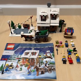 LEGO Creator Expert: Winter Village Bakery (10216) Complete W/ Minifigs & Inst.