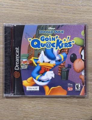 Donald Duck Goin’ Quackers (2000) Sega Dreamcast CIB - VERY CLEAN DISC - Image 1 of 4