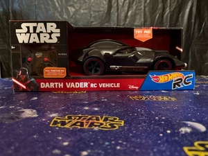 Star Wars -Darth Vader RC Vehículo de Control Remoto 1:18 Hot Wheels 2015 ¡NUEVO! - Imagen 1 de 6